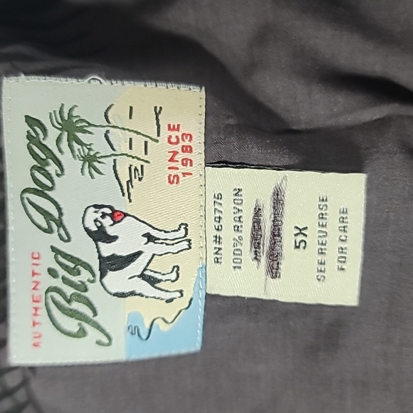 Men's Large Hawaiian Style Beer Cocktail Themed Shirt with All Over Loop Size 5X - Picture 7 of 10